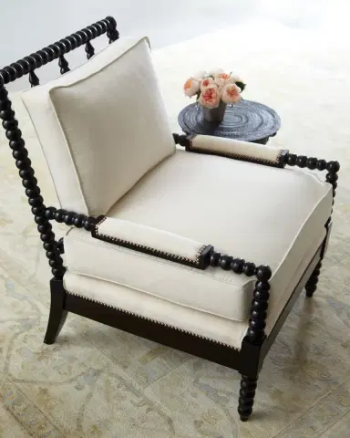 Old Hickory Tannery Ellsworth Neutral Spindle-Back Chair | Thumbnail 1