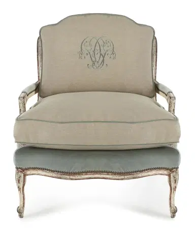 Old Hickory Tannery Misty Bergere Chair | Thumbnail 2