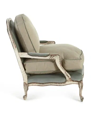 Old Hickory Tannery Misty Bergere Chair | Thumbnail 3