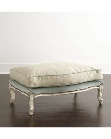 Old Hickory Tannery Misty Bergere Ottoman | Thumbnail 2 Old Hickory Tannery Misty Bergere Ottoman | Thumbnail 2