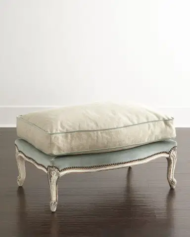 Old Hickory Tannery Misty Bergere Ottoman | Thumbnail 1 Old Hickory Tannery Misty Bergere Ottoman | Thumbnail 1