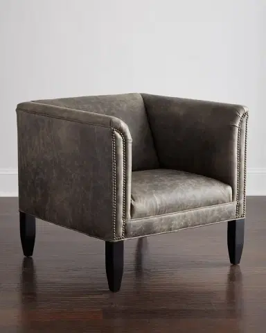 Old Hickory Tannery Elin Leather Chair | Thumbnail 1