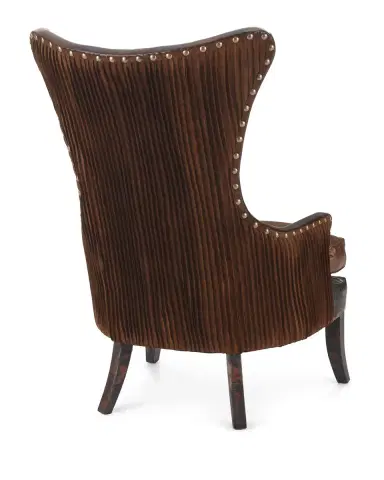 Old Hickory Tannery Martha Leather Wing Chair | Thumbnail 4