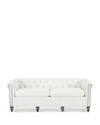Old Hickory Tannery Whitestone Chesterfield Leather Sofa | Thumbnail 2 Old Hickory Tannery Whitestone Chesterfield Leather Sofa | Thumbnail 2