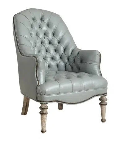 Old Hickory Tannery Mint Tufted-Leather Chair | Thumbnail 1 Old Hickory Tannery Mint Tufted-Leather Chair | Thumbnail 1