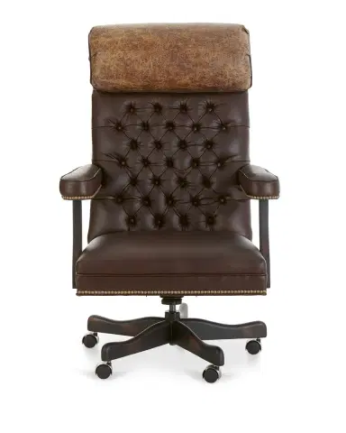 Old Hickory Tannery Barret Leather Office Chair | Thumbnail 2 Old Hickory Tannery Barret Leather Office Chair | Thumbnail 2