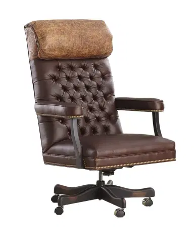 Old Hickory Tannery Barret Leather Office Chair | Thumbnail 1 Old Hickory Tannery Barret Leather Office Chair | Thumbnail 1