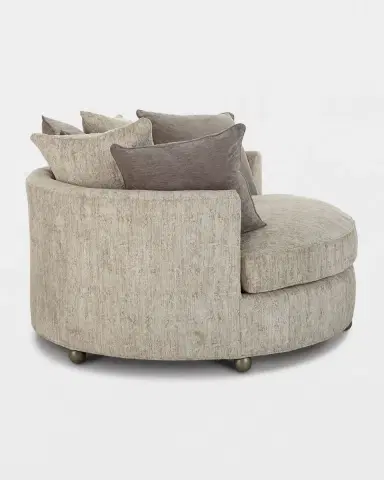 Old Hickory Tannery Bethany Round Chaise | Thumbnail 2 Old Hickory Tannery Bethany Round Chaise | Thumbnail 2