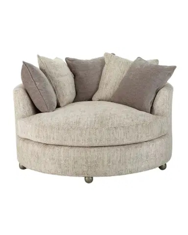 Old Hickory Tannery Bethany Round Chaise | Thumbnail 1 Old Hickory Tannery Bethany Round Chaise | Thumbnail 1