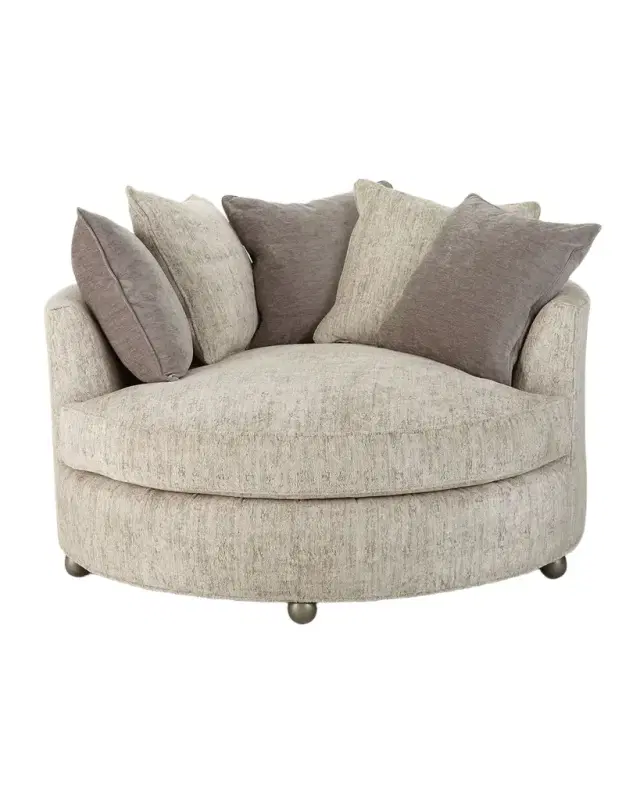 Old Hickory Tannery Bethany Round Chaise