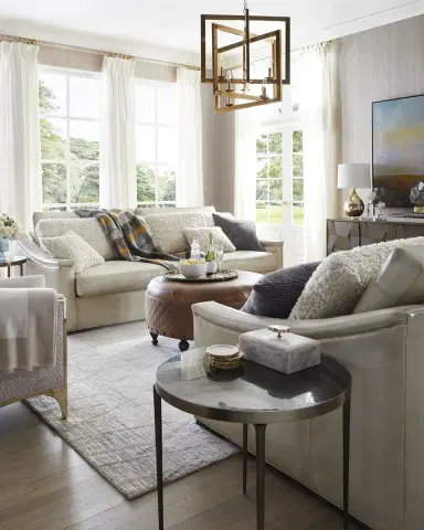 Old Hickory Tannery Carson Leather Ottoman | Thumbnail 3 Old Hickory Tannery Carson Leather Ottoman | Thumbnail 3