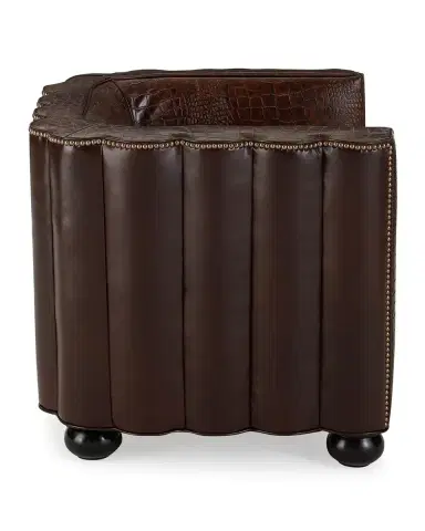 Old Hickory Tannery Boone Leather Barrel Chair | Thumbnail 3 Old Hickory Tannery Boone Leather Barrel Chair | Thumbnail 3