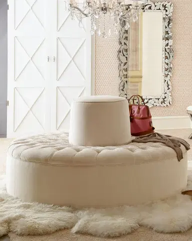 Old Hickory Tannery Audrey Tufted Conversation Settee | Thumbnail 3 Old Hickory Tannery Audrey Tufted Conversation Settee | Thumbnail 3