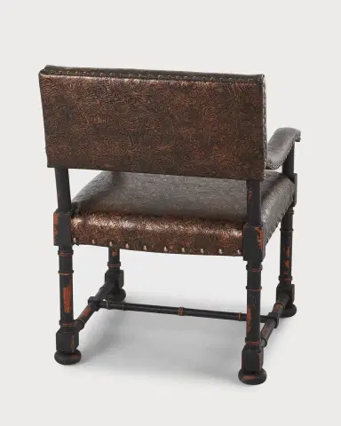 Old Hickory Tannery Ember Leather Arm Chair | Thumbnail 3 Old Hickory Tannery Ember Leather Arm Chair | Thumbnail 3