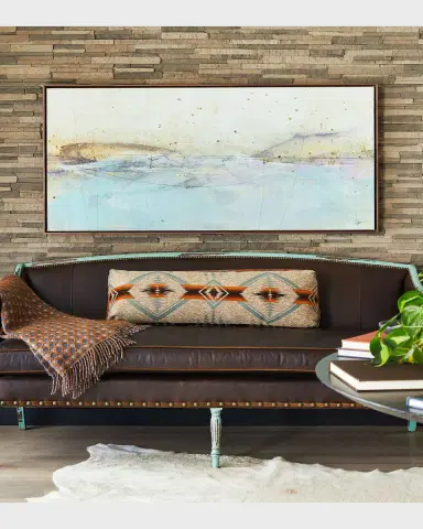 Old Hickory Tannery Trevin Leather Settee, 72.5" | Thumbnail 7 Old Hickory Tannery Trevin Leather Settee, 72.5" | Thumbnail 7