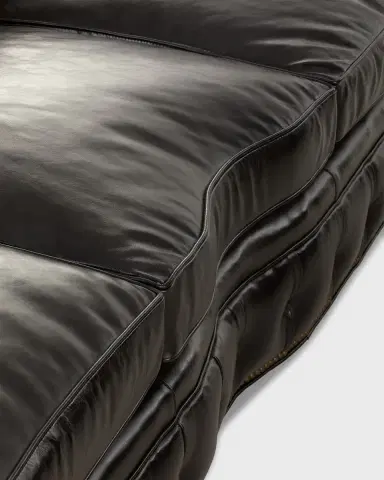 Old Hickory Tannery Rips Leather Chesterfield Sofa, 99.5" | Thumbnail 6 Old Hickory Tannery Rips Leather Chesterfield Sofa, 99.5" | Thumbnail 6