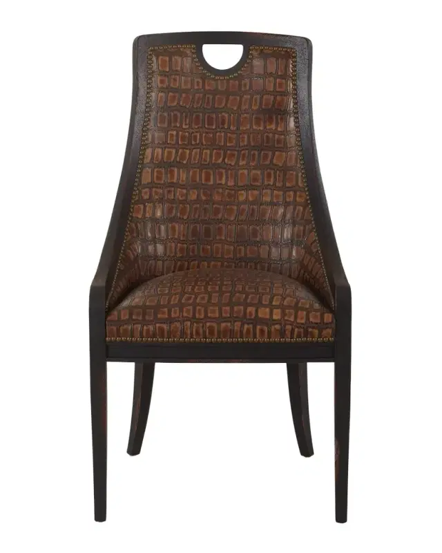Old Hickory Tannery Travis Leather Dining Chair