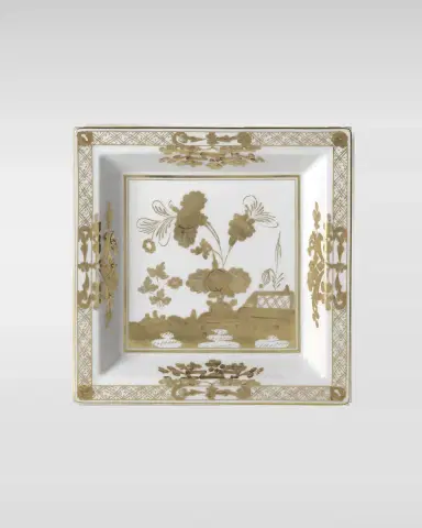 GINORI 1735 Oriente Italiano Aurum Square Plate | Thumbnail 2