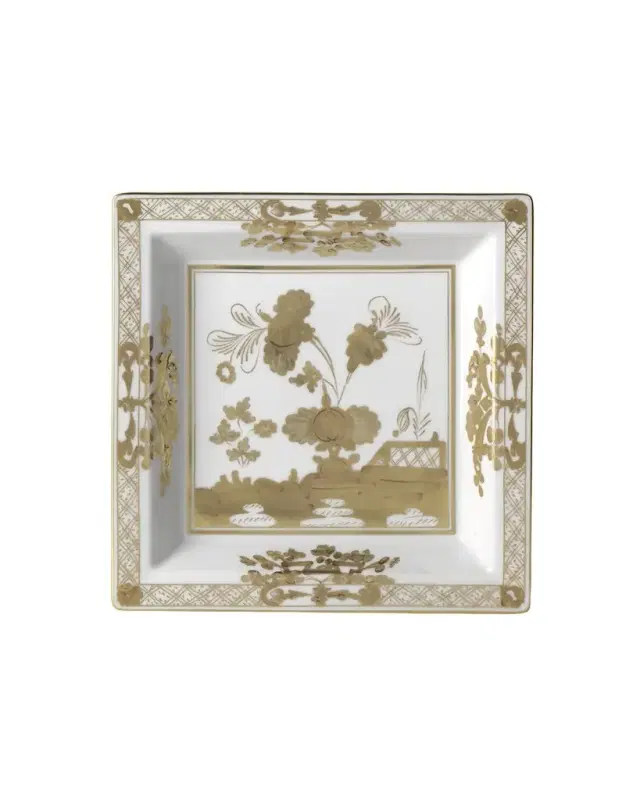 GINORI 1735 Oriente Italiano Aurum Square Plate