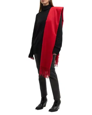 Sofia Cashmere Fringed Cashmere Evening Wrap | Thumbnail 1