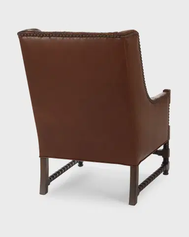 Old Hickory Tannery Edie Leather Wing Chair | Thumbnail 3 Old Hickory Tannery Edie Leather Wing Chair | Thumbnail 3
