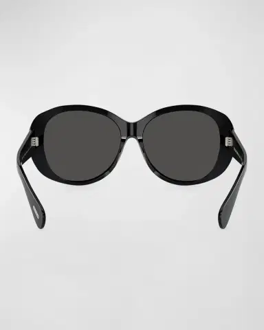 Oliver Peoples Maridan Acetate & Plastic Round Sunglasses | Thumbnail 3