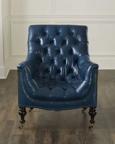 Old Hickory Tannery Sloane Tufted Leather Chair | Thumbnail 2