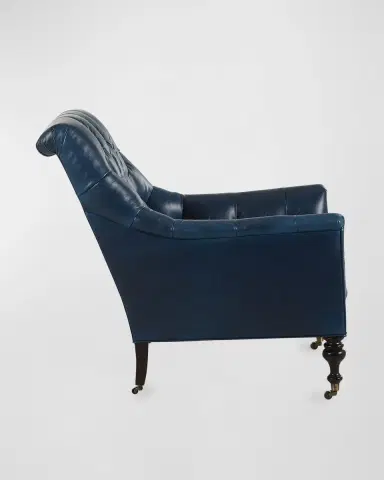 Old Hickory Tannery Sloane Tufted Leather Chair | Thumbnail 4