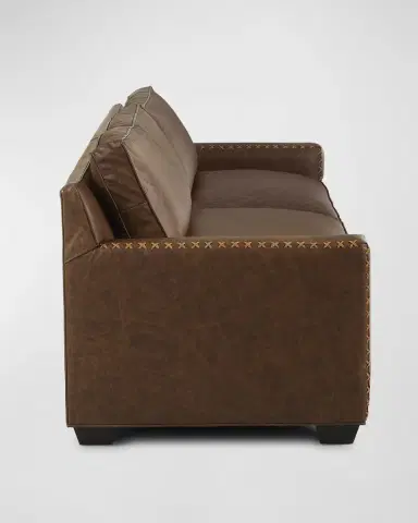 Old Hickory Tannery Armory Leather Sofa - 99" | Thumbnail 2 Old Hickory Tannery Armory Leather Sofa - 99" | Thumbnail 2