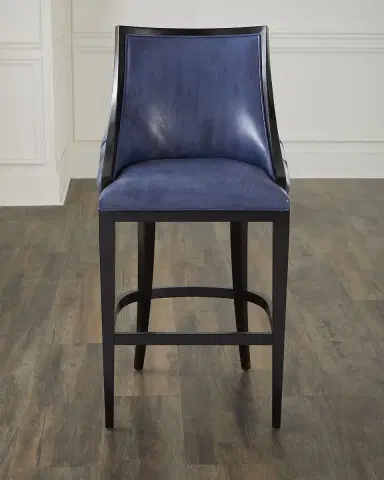 Old Hickory Tannery Kellan Leather Tufted Barstool | Thumbnail 2 Old Hickory Tannery Kellan Leather Tufted Barstool | Thumbnail 2