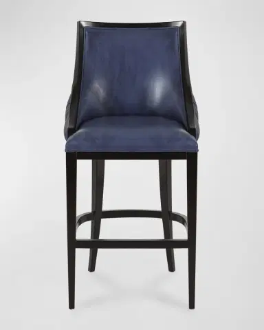 Old Hickory Tannery Kellan Leather Tufted Barstool | Thumbnail 3 Old Hickory Tannery Kellan Leather Tufted Barstool | Thumbnail 3