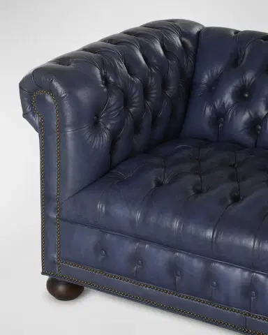 Old Hickory Tannery Esti Leather Tufted Chesterfield Sofa, 93" | Thumbnail 5