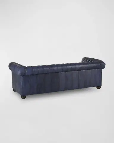 Old Hickory Tannery Esti Leather Tufted Chesterfield Sofa, 93" | Thumbnail 6