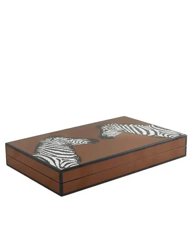 Jonathan Adler Zebra Backgammon Set