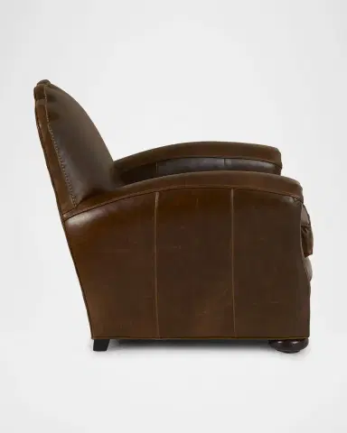 Old Hickory Tannery Zarah Leather Chair | Thumbnail 2