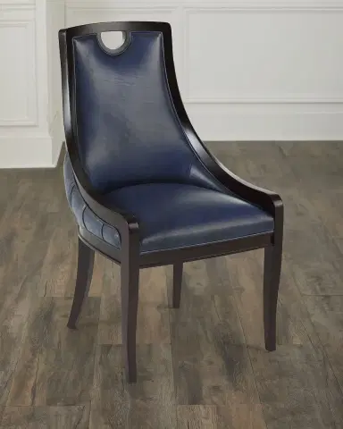 Old Hickory Tannery Kellan Leather-Tufted Dining Chair | Thumbnail 2 Old Hickory Tannery Kellan Leather-Tufted Dining Chair | Thumbnail 2