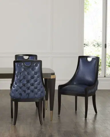 Old Hickory Tannery Kellan Leather-Tufted Dining Chair | Thumbnail 5 Old Hickory Tannery Kellan Leather-Tufted Dining Chair | Thumbnail 5