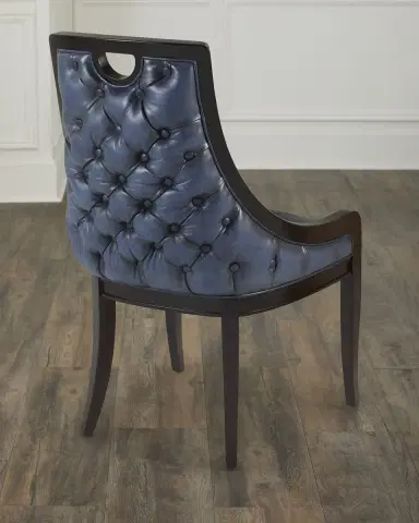 Old Hickory Tannery Kellan Leather-Tufted Dining Chair | Thumbnail 1 Old Hickory Tannery Kellan Leather-Tufted Dining Chair | Thumbnail 1