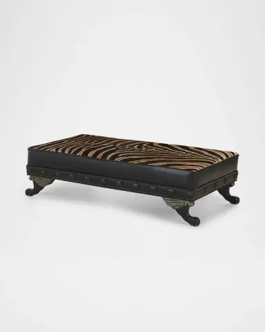 Old Hickory Tannery Zara Hair on Hide Ottoman | Thumbnail 2 Old Hickory Tannery Zara Hair on Hide Ottoman | Thumbnail 2