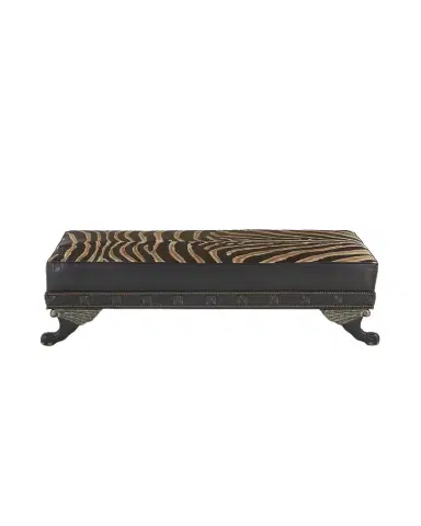 Old Hickory Tannery Zara Hair on Hide Ottoman | Thumbnail 1 Old Hickory Tannery Zara Hair on Hide Ottoman | Thumbnail 1