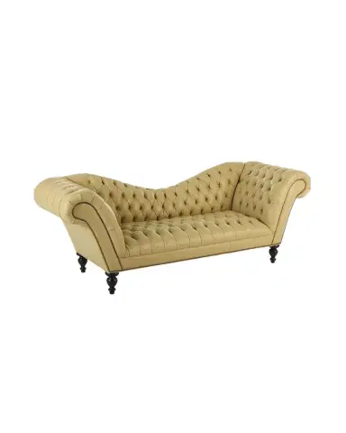 Old Hickory Tannery Talley Tufted Leather Recamier Sofa, 94" | Thumbnail 1