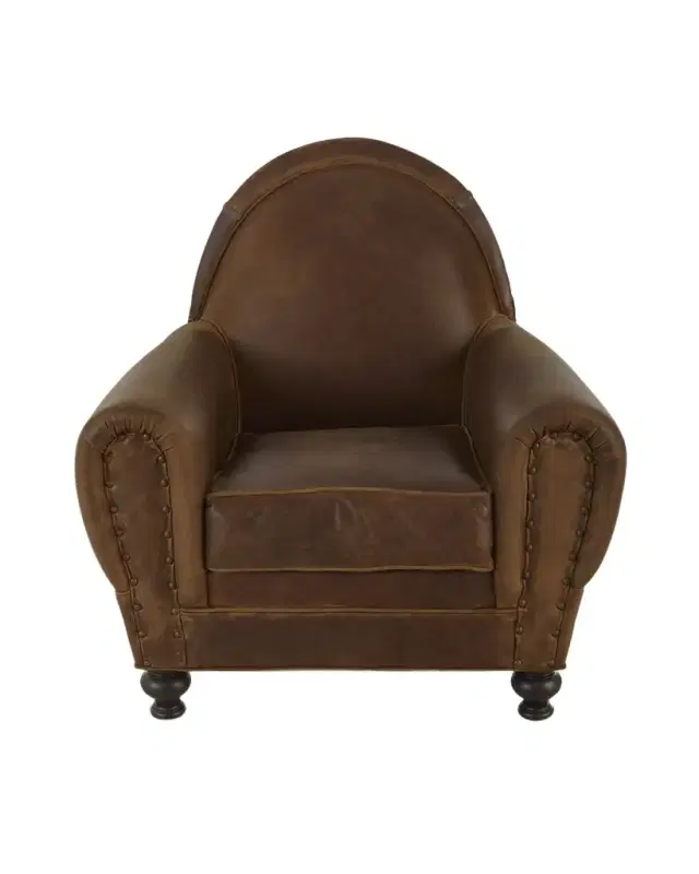 Old Hickory Tannery Melman Leather Chair