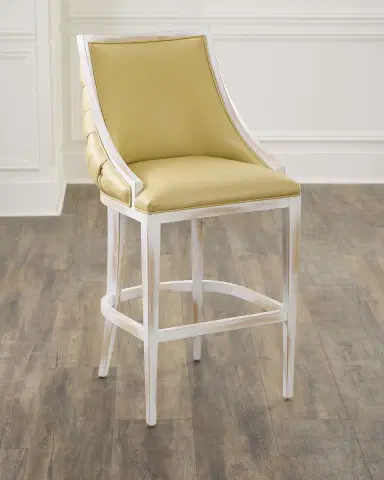 Old Hickory Tannery Kellie Tufted Leather 30" Bar Stool | Thumbnail 3