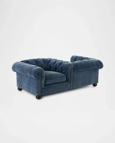 Old Hickory Tannery Anker Chesterfield Conversation Chair | Thumbnail 2 Old Hickory Tannery Anker Chesterfield Conversation Chair | Thumbnail 2