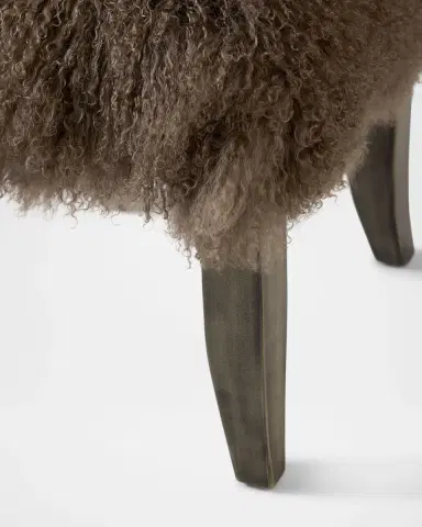 Old Hickory Tannery Ella Shearling Bunching Ottoman | Thumbnail 5