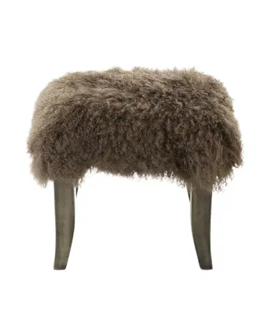 Old Hickory Tannery Ella Shearling Bunching Ottoman | Thumbnail 1