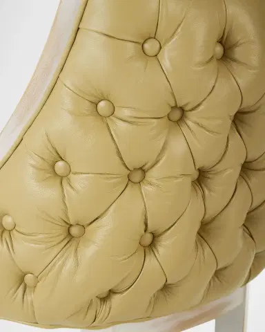 Old Hickory Tannery Kellie Tufted Leather 24" Counter Stool | Thumbnail 4