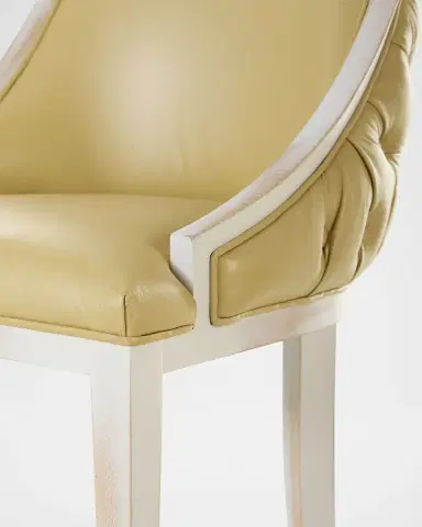Old Hickory Tannery Kellie Tufted Leather 24" Counter Stool | Thumbnail 5