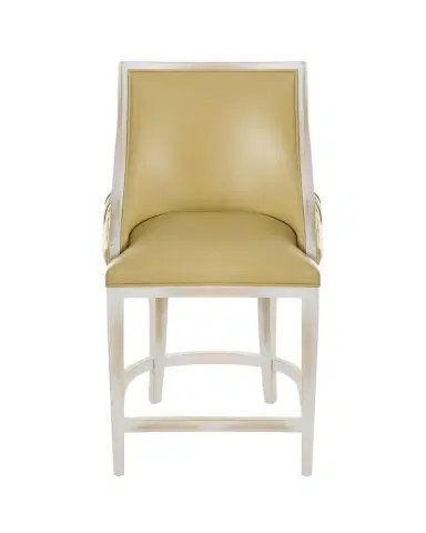 Old Hickory Tannery Kellie Tufted Leather 24" Counter Stool | Thumbnail 1