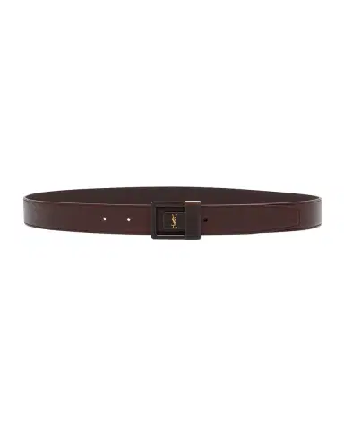 Saint Laurent YSL Buckle Leather Belt | Thumbnail 2 Saint Laurent YSL Buckle Leather Belt | Thumbnail 2